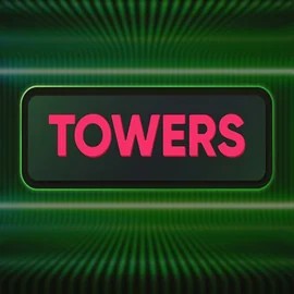 Towers slot logo by Turbo Games at Festival Play Casino